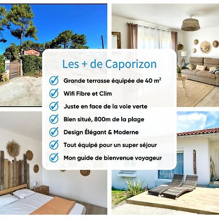 Caporizon-Villa Courant-Terrasse-Proche Plage 米尼赞海滩 外观 照片